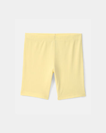 Girls Bike Shorts - Yellow, 