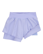 Kid Flowy Layered Flip Short - Purple, image 3 of 6 slides