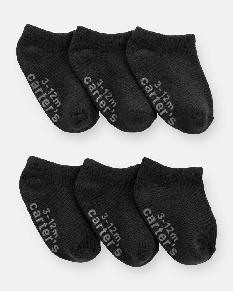 Baby 6-Pack No Show Socks, image 2 of 3 slides