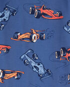 Boys 2-Piece Race Car Loose Fit Pajamas, image 2 of 3 slides