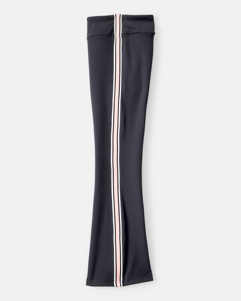 Girls Knit Flare Active Pants - Black, image 3 of 5 slides