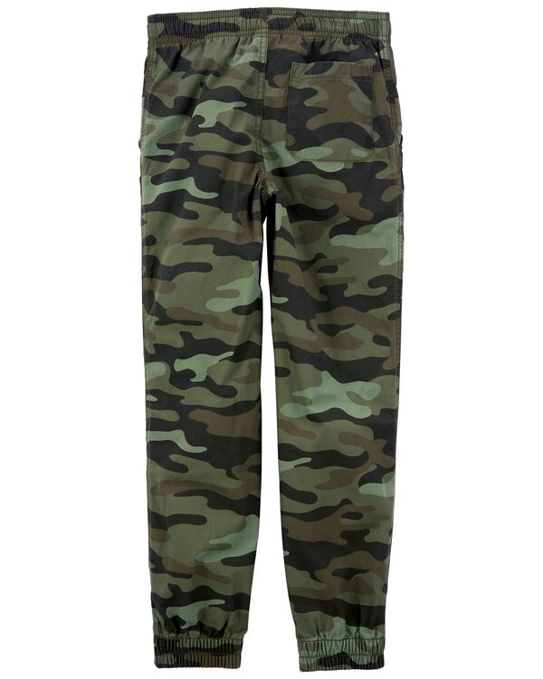 Green Kid Camo Everyday Pull-On Pants | carters.com