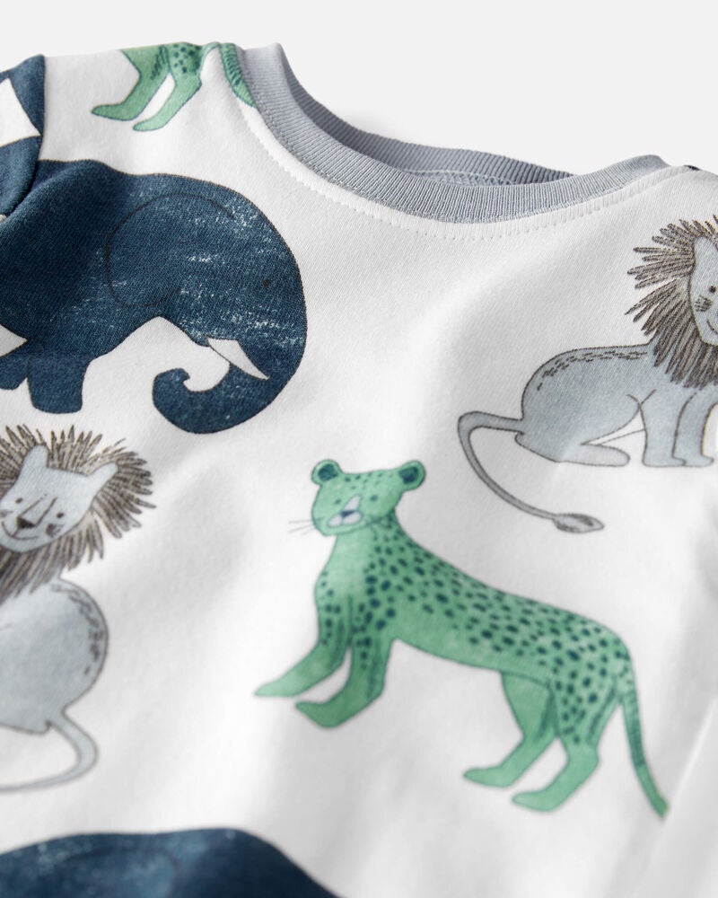 Baby Organic Cotton 2-Piece Pajamas Set, image 2 of 4 slides