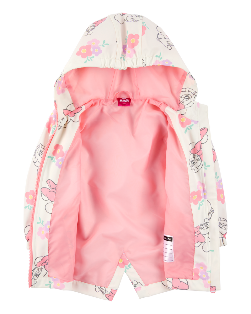 Toddler Minnie Mouse Rain Jacket, image 2 of 3 slides