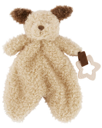 Baby Puppy Plush With Teether, 