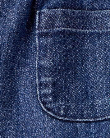 Toddler Girl Denim Button-Front Skirt - Blue, 