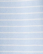 Baby Boy PurelySoft Long-Sleeve Jumpsuit - Blue, image 3 of 5 slides