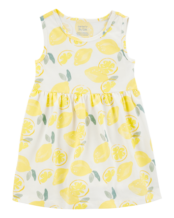 Toddler Lemon Tank Dress, 