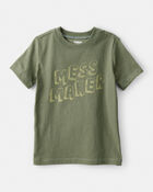 Toddler Boy Mess Maker Short-Sleeve Graphic Tee - Green, image 1 of 3 slides