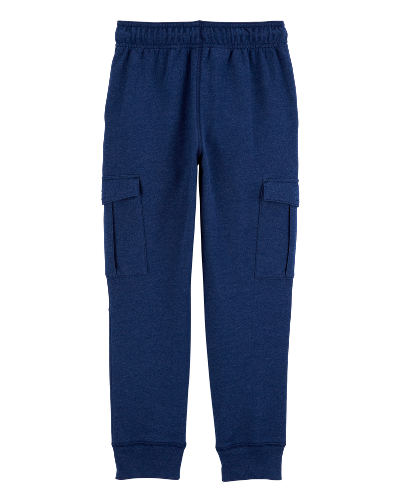 Kid Pull-On Knit Cargo Pants, image 2 of 5 slides