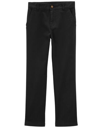 Kid Flat-Front Dress Pants, 