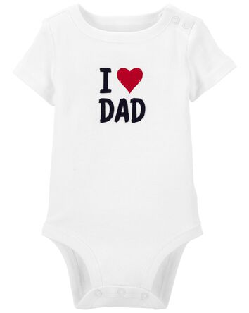 Baby I Love Dad Bodysuit, 