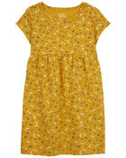 Toddler Floral Jersey Dress, image 1 of 4 slides