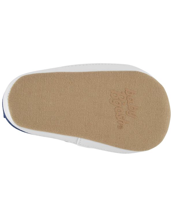 Chambray Baby Chambray Heart Slip-On Soft Shoes | carters.com