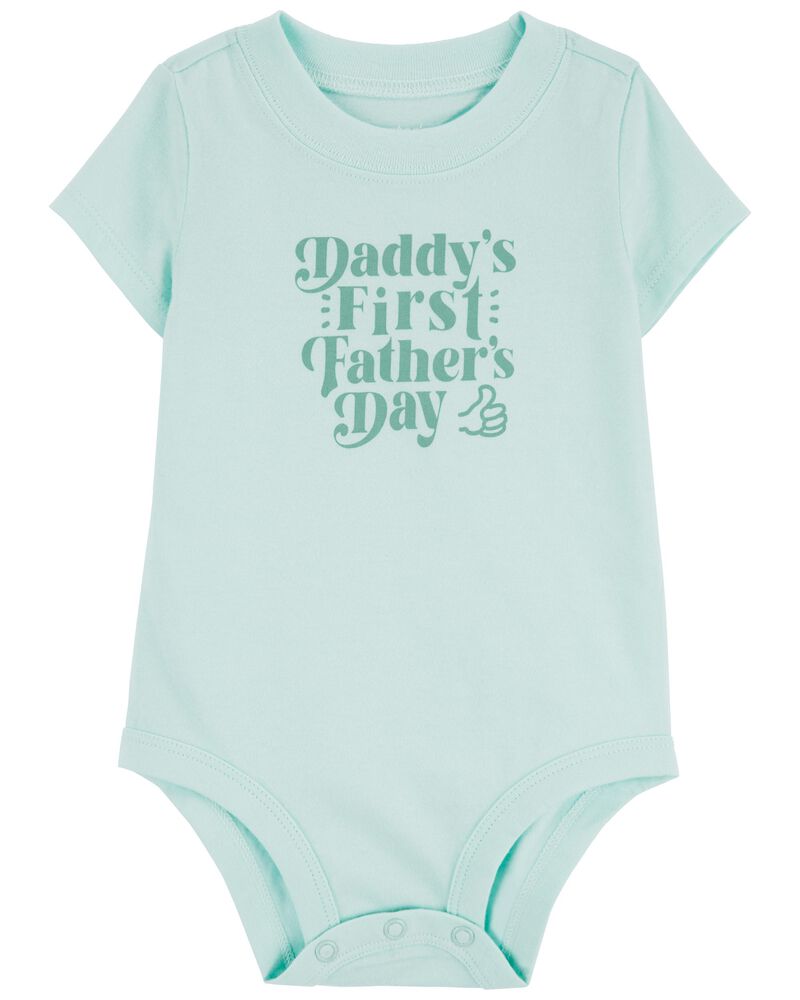 Baby First Father's Day Cotton Bodysuit, image 1 of 4 slides