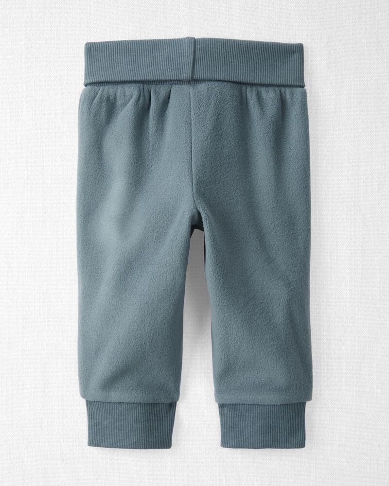 Baby Grow-With-Me Fleece Joggers Made with Recycled Materials , image 2 of 5 slides