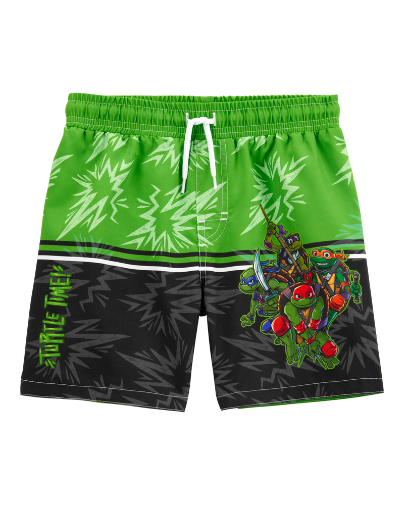 Kid 2-Piece Teenage Mutant Ninja Turtles Rashguard & Swim Trunk Set, image 5 of 7 slides