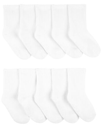 Toddler 10-Pack Crew Socks, 