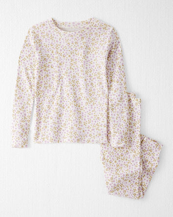Toddler Organic Cotton  Pajamas in Botanic Muse Print, 