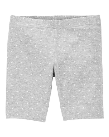 Kid Polka Dot Bike Shorts, 