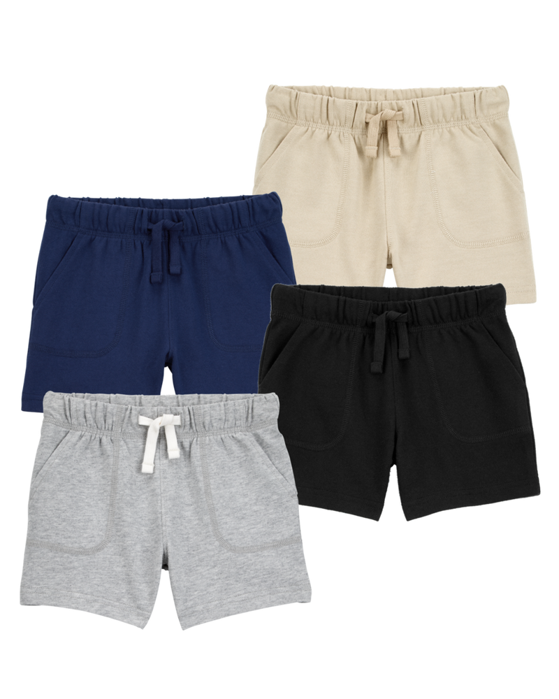 Toddler 4-Pack Pull-On French Terry Shorts
, image 1 of 21 slides