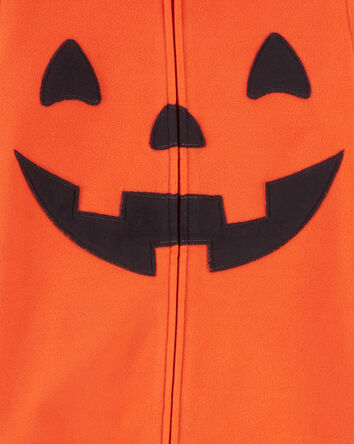 Kid Halloween Jack-O-Lantern Hooded Jumpsuit, 