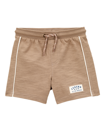 Baby Legend Pull-On Cotton Shorts - Brown, 