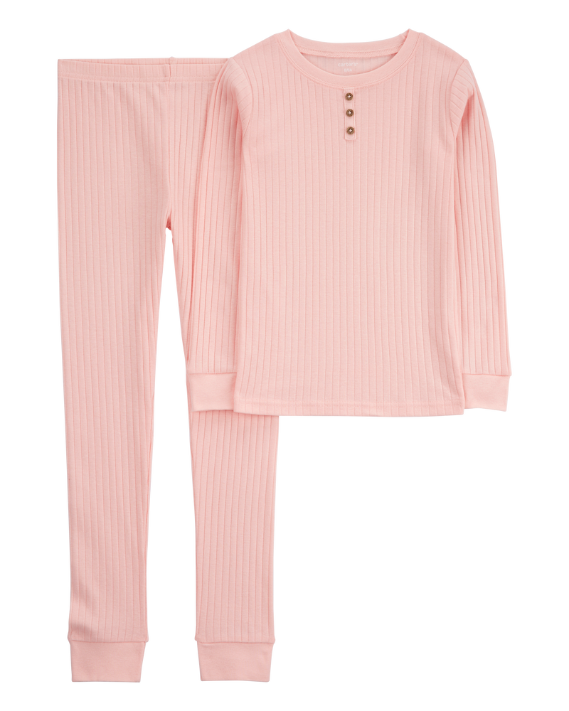 Kid 2-Piece Drop Needle Pajamas, image 1 of 3 slides