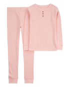 Kid 2-Piece Drop Needle Pajamas, image 1 of 3 slides