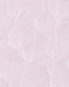 Toddler Floral Quilted Midweight Jacket - Pink, image 3 of 3 slides