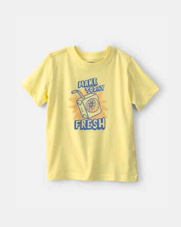 Toddler Juicebox Graphic Tee - Yellow, 