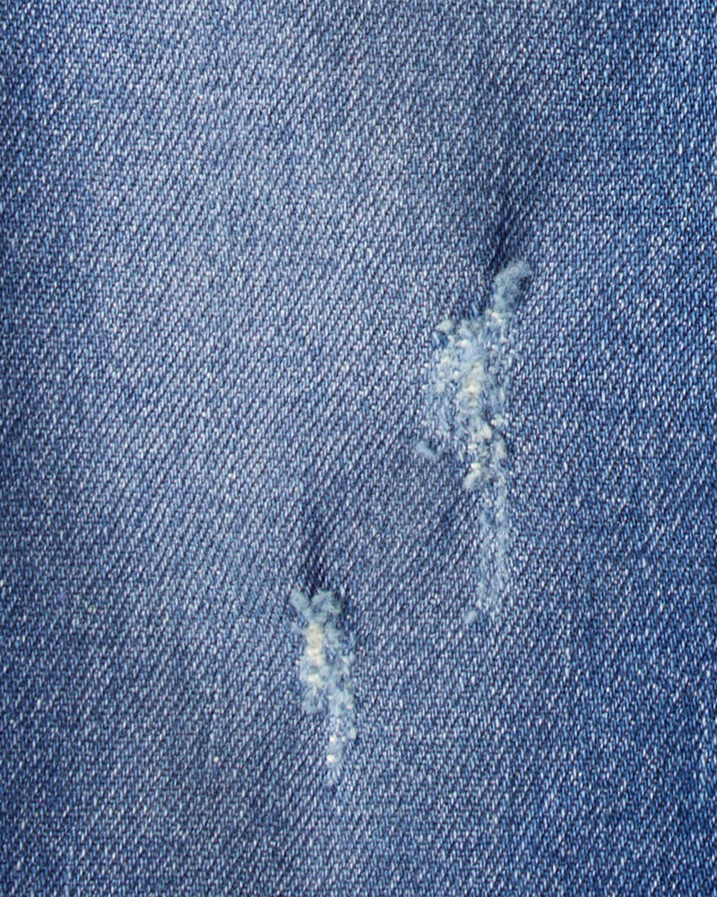 Baby Boy Distressed Denim Jeans - Blue, image 3 of 4 slides