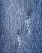 Baby Boy Distressed Denim Jeans - Blue, image 3 of 4 slides