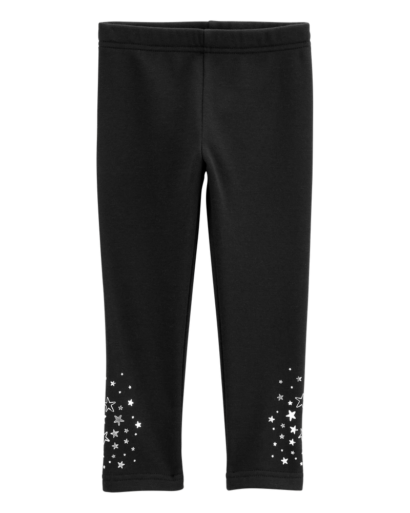 Toddler Star Cozy Fleece Leggings, image 3 of 8 slides