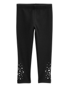 Toddler Star Cozy Fleece Leggings, image 3 of 8 slides
