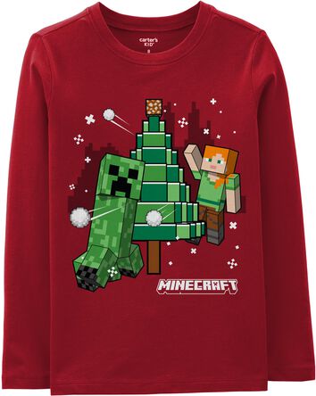 Kid Minecraft Christmas Tee, 