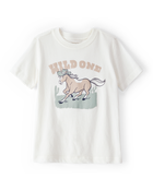 Toddler Wild One Short-Sleeve Graphic Tee - White, image 1 of 3 slides