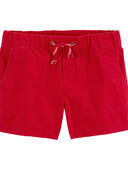 Red - Toddler Pull-On Terrain Shorts