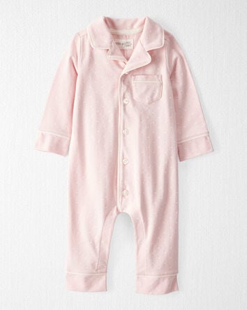 Baby Organic Cotton Coat Style One Piece, 