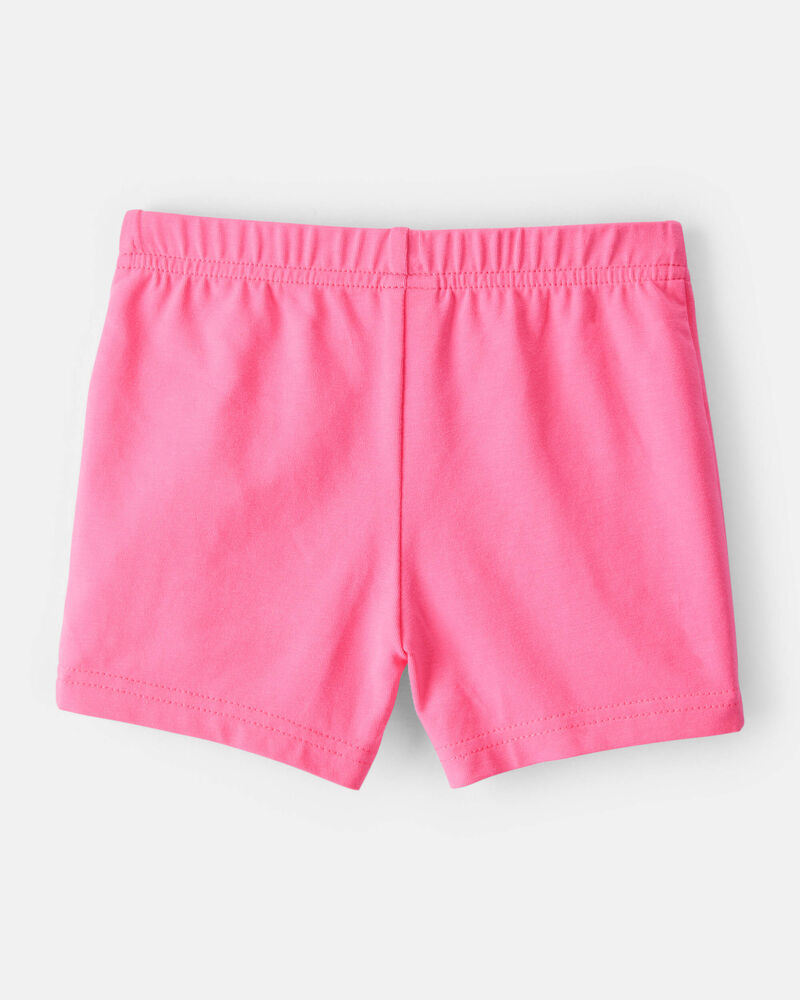 Toddler Girl 2-Pack Tumbling Shorts - Pink/Black, image 2 of 9 slides