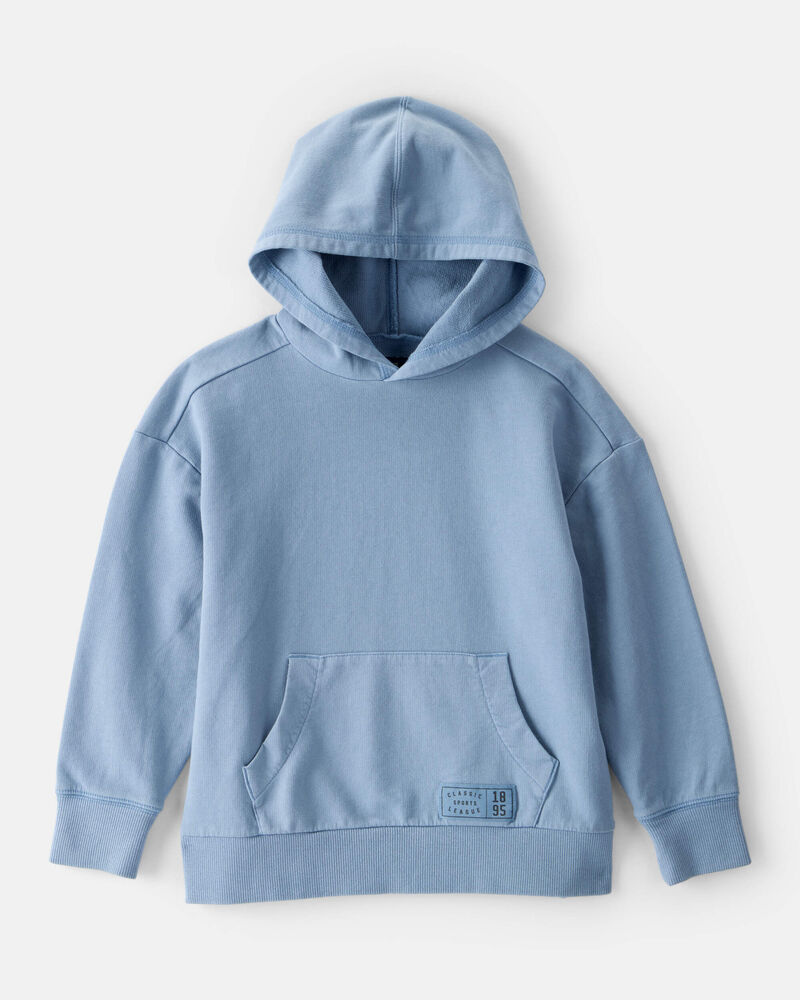 Boys French Terry Hoodie - Blue, image 1 of 4 slides
