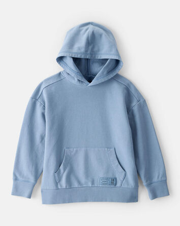 Boys French Terry Hoodie - Blue, 