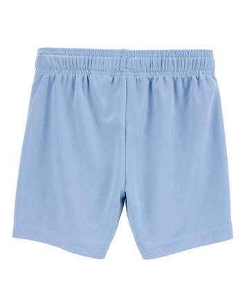 Toddler Active Mesh Shorts - Blue, 
