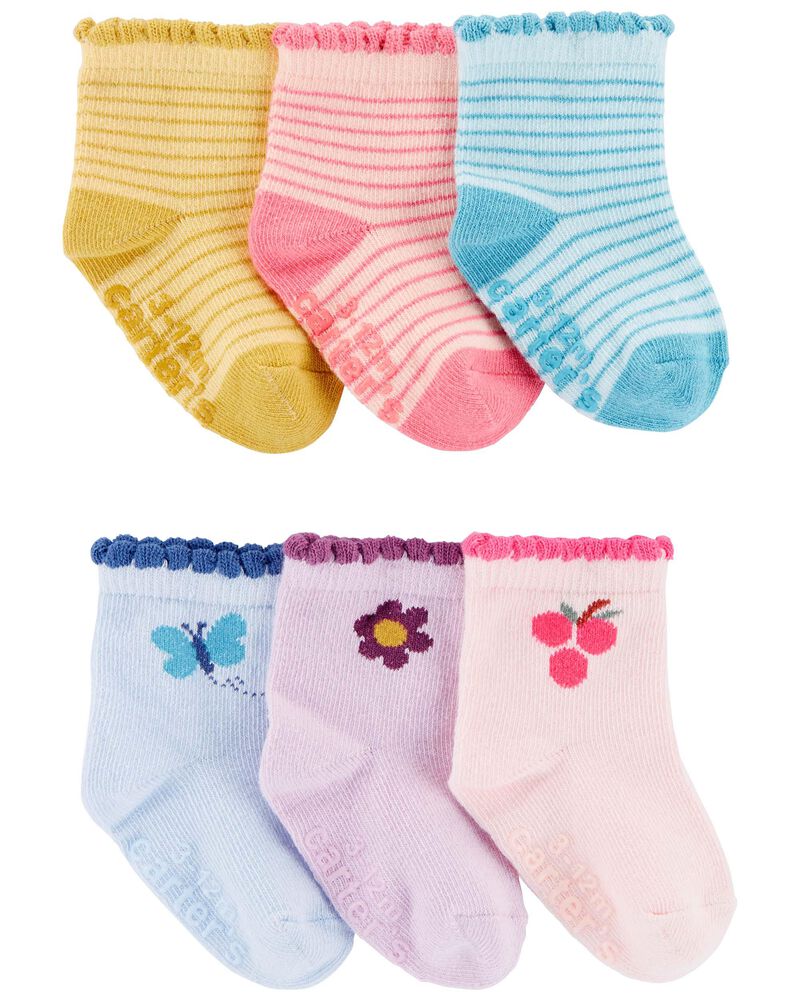 Baby 6-Pack Booties, image 1 of 2 slides