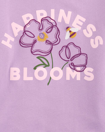 Kid Happiness Blooms Floral Sweatshirt, 