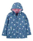 Color Changing Rain Jacket - Navy, image 1 of 6 slides