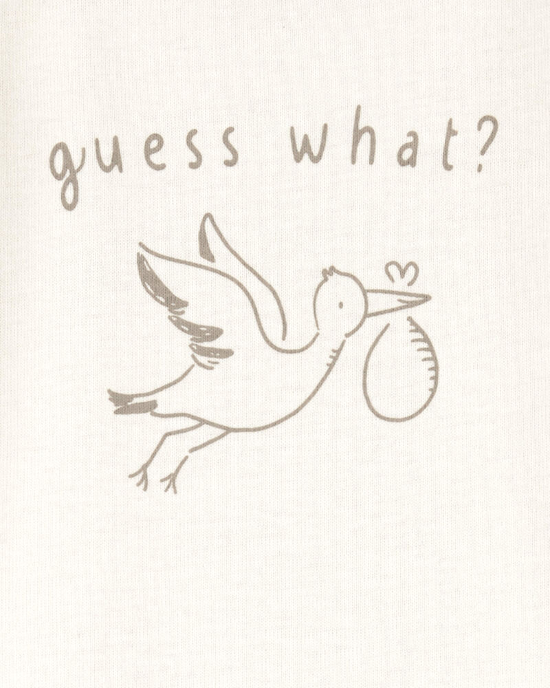 Baby Stork Announcement Bodysuit, image 2 of 4 slides