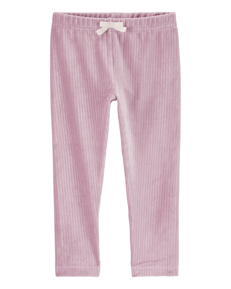 Baby Pull-On Velour Pants, image 1 of 4 slides