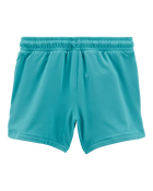 Toddler On-The-Go Pull-On Shorts - Teal, image 2 of 4 slides