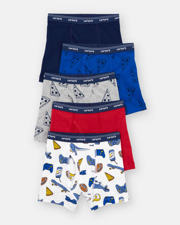 Toddler 5-Pack Boxer Briefs Underwear, 